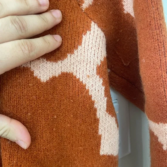 Marimeko kietoa unikko knit sweater - peach terrakota - Picture 3 of 3